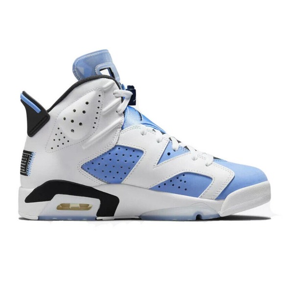 Nike Air Jordan 6 Retro GS UNC Size 6Y GS Women's Size 7.5 384665-410 New DS - Picture 3 of 10